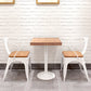 Solid Wood Industrial Style Dining Table Brown Top Table with White Frame for Dinning Room Clearhalo ' dining_table' 'Dining Tables & Seating' 'Dining Tables' 'furn' 'furn_dining_table' 'Furniture' 'furniture_dining_table' 'Kitchen & Dining Furniture' 'kitchen&dining_furn' 'kitchen' 'kitchen_dining_table' 3780039
