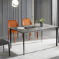 Industrial Standard Rectangle Dining Table Sintered Stone Top Dining Table for Kitchen Clearhalo ' dining_table' 'Dining Tables & Seating' 'Dining Tables' 'Furniture' 'furniture_dining_table' 'Kitchen & Dining Furniture' 'kitchen&dining_furn' 'kitchen' 'kitchen_dining_table' 3780058