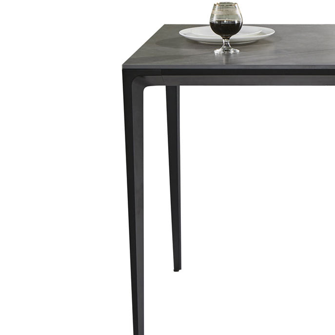 Industrial Standard Rectangle Dining Table Sintered Stone Top Dining Table for Kitchen Clearhalo ' dining_table' 'Dining Tables & Seating' 'Dining Tables' 'Furniture' 'furniture_dining_table' 'Kitchen & Dining Furniture' 'kitchen&dining_furn' 'kitchen' 'kitchen_dining_table' 3780063