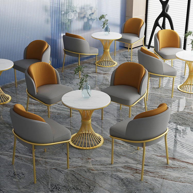Traditional Luxury Round Dining Table White Sintered Stone Dining Table with Pedestal Base Clearhalo ' dining_table' 'Dining Tables & Seating' 'Dining Tables' 'furn' 'furn_dining_table' 'Furniture' 'furniture_dining_table' 'Kitchen & Dining Furniture' 'kitchen&dining_furn' 'kitchen' 'kitchen_dining_table' 3780071
