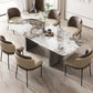 Sintered Stone Modern Rectangle Dining Table White Stone Top Table with Double Pedestal Clearhalo ' dining_table' 'Dining Tables & Seating' 'Dining Tables' 'furn' 'furn_dining_table' 'Furniture' 'furniture_dining_table' 'Kitchen & Dining Furniture' 'kitchen&dining_furn' 'kitchen' 'kitchen_dining_table' 3780102