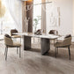 Sintered Stone Modern Rectangle Dining Table White Stone Top Table with Double Pedestal Clearhalo ' dining_table' 'Dining Tables & Seating' 'Dining Tables' 'furn' 'furn_dining_table' 'Furniture' 'furniture_dining_table' 'Kitchen & Dining Furniture' 'kitchen&dining_furn' 'kitchen' 'kitchen_dining_table' 3780103