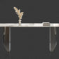 Sintered Stone Modern Rectangle Dining Table White Stone Top Table with Double Pedestal Clearhalo ' dining_table' 'Dining Tables & Seating' 'Dining Tables' 'furn' 'furn_dining_table' 'Furniture' 'furniture_dining_table' 'Kitchen & Dining Furniture' 'kitchen&dining_furn' 'kitchen' 'kitchen_dining_table' 3780110