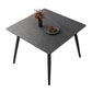 Square Four-Color Dining Table Sintered Stone Table Industrial with 4 Legs Gray Without Chairs Clearhalo ' dining_table' 'Dining Tables & Seating' 'Dining Tables' 'furn' 'furn_dining_table' 'Furniture' 'furniture_dining_table' 'Kitchen & Dining Furniture' 'kitchen&dining_furn' 'kitchen' 'kitchen_dining_table' 3780116