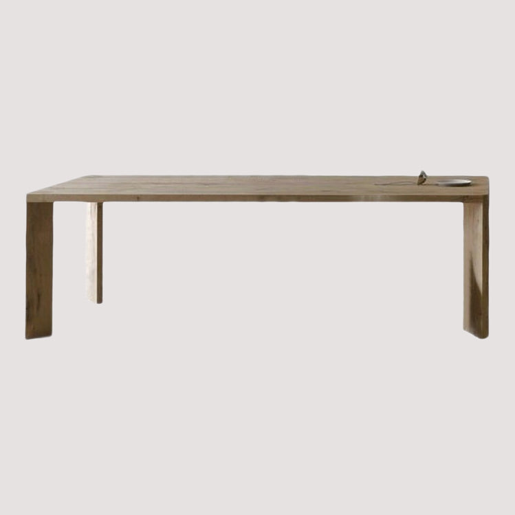 Modern Style Pine Solid Wood Dining Table 4 Legs Base Rectangle Table for Home Clearhalo ' dining_table' 'Dining Tables & Seating' 'Dining Tables' 'furn' 'furn_dining_table' 'Furniture' 'furniture_dining_table' 'Kitchen & Dining Furniture' 'kitchen&dining_furn' 'kitchen' 'kitchen_dining_table' 3780147