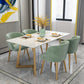 Traditional Luxury Rectangle Dining Site Table Marble Dining Room Home Furniture Clearhalo ' dining_table' 'Dining Tables & Seating' 'Dining Tables' 'furn' 'furn_dining_table' 'Furniture' 'furniture_dining_table' 'Kitchen & Dining Furniture' 'kitchen&dining_furn' 'kitchen' 'kitchen_dining_table' 3780180