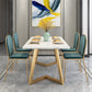 Traditional Luxury Rectangle Dining Site Table Marble Dining Room Home Furniture Clearhalo ' dining_table' 'Dining Tables & Seating' 'Dining Tables' 'furn' 'furn_dining_table' 'Furniture' 'furniture_dining_table' 'Kitchen & Dining Furniture' 'kitchen&dining_furn' 'kitchen' 'kitchen_dining_table' 3780193