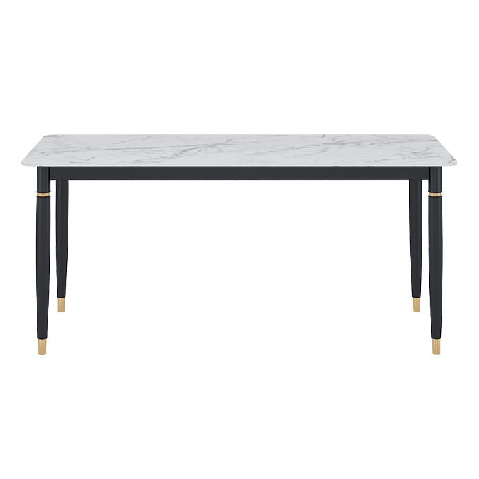 Stone Dining Site Table Traditional Luxury Rectangle Dining Table for Kitchen Home Four Leg Without Chairs Clearhalo ' dining_table' 'Dining Tables & Seating' 'Dining Tables' 'furn' 'furn_dining_table' 'Furniture' 'furniture_dining_table' 'Kitchen & Dining Furniture' 'kitchen&dining_furn' 'kitchen' 'kitchen_dining_table' 3780200