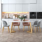 Stone Dining Site Table Traditional Luxury Rectangle Dining Table for Kitchen Home Clearhalo ' dining_table' 'Dining Tables & Seating' 'Dining Tables' 'furn' 'furn_dining_table' 'Furniture' 'furniture_dining_table' 'Kitchen & Dining Furniture' 'kitchen&dining_furn' 'kitchen' 'kitchen_dining_table' 3780206