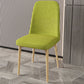 Scandinavian Home Parsons Chair Upholstered Solid Back Metal Dining Room Chair Green 1 Piece Natural Wood Clearhalo ' kitchen&dining_furn' 'Dining Chairs' 'Dining Tables & Seating' 'dining_chair' 'furn' 'furn_dining_chair' 'Furniture' 'furniture_dining_chair' 'Kitchen & Dining Furniture' 'kitchen' 3780262