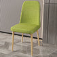 Scandinavian Home Parsons Chair Upholstered Solid Back Metal Dining Room Chair Light Green 1 Piece Natural Wood Clearhalo ' kitchen&dining_furn' 'Dining Chairs' 'Dining Tables & Seating' 'dining_chair' 'furn' 'furn_dining_chair' 'Furniture' 'furniture_dining_chair' 'Kitchen & Dining Furniture' 'kitchen' 3780265