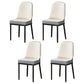Metal Scandinavian Style Dining Chair Cushioned Parsons Armless Chair for Dining Room White 4 Piece Set Clearhalo ' kitchen&dining_furn' 'Dining Chairs' 'Dining Tables & Seating' 'dining_chair' 'furn' 'furn_dining_chair' 'Furniture' 'furniture_dining_chair' 'Kitchen & Dining Furniture' 'kitchen' 3780286