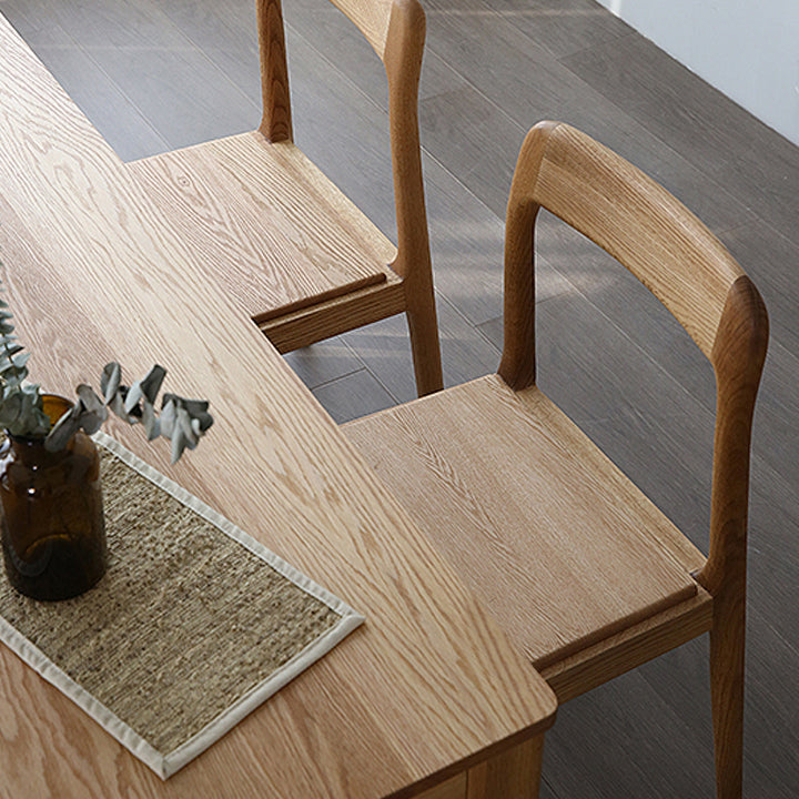 Rectangle Solid Wood Table Modern Kitchen Table with 4 Legs for Restaurant Clearhalo ' dining_table' 'Dining Tables & Seating' 'Dining Tables' 'furn' 'furn_dining_table' 'Furniture' 'furniture_dining_table' 'Kitchen & Dining Furniture' 'kitchen&dining_furn' 'kitchen' 'kitchen_dining_table' 3815742