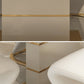 Metal Traditional Luxury Rectangle Dining Table Sintered Stone Table for Dining Room Clearhalo ' dining_table' 'Dining Tables & Seating' 'Dining Tables' 'furn' 'furn_dining_table' 'Furniture' 'furniture_dining_table' 'Kitchen & Dining Furniture' 'kitchen&dining_furn' 'kitchen' 'kitchen_dining_table' 3815790