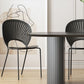 Minimalist Black Kitchen Dining Table Solid Wood Oval Shape Dining Table with Double Pedestal Bases Clearhalo ' dining_table' 'Dining Tables & Seating' 'Dining Tables' 'furn' 'furn_dining_table' 'Furniture' 'furniture_dining_table' 'Kitchen & Dining Furniture' 'Kitchen Furniture' 'kitchen&dining_furn' 'kitchen' 'kitchen_dining_table' 3815793