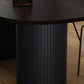 Minimalist Black Kitchen Dining Table Solid Wood Oval Shape Dining Table with Double Pedestal Bases Clearhalo ' dining_table' 'Dining Tables & Seating' 'Dining Tables' 'furn' 'furn_dining_table' 'Furniture' 'furniture_dining_table' 'Kitchen & Dining Furniture' 'Kitchen Furniture' 'kitchen&dining_furn' 'kitchen' 'kitchen_dining_table' 3815797