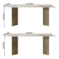 Metal Traditional Luxury Rectangle Indoor Table Sintered Stone Table for Kitchen Clearhalo ' dining_table' 'Dining Tables & Seating' 'Dining Tables' 'furn' 'furn_dining_table' 'Furniture' 'furniture_dining_table' 'Kitchen & Dining Furniture' 'kitchen&dining_furn' 'kitchen' 'kitchen_dining_table' 3815837