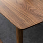 Luxury Style Black Walnut Dining Table 4 Legs Base Rectangle Table for Home Clearhalo ' dining_table' 'Dining Tables & Seating' 'Dining Tables' 'furn' 'furn_dining_table' 'Furniture' 'furniture_dining_table' 'Kitchen & Dining Furniture' 'kitchen&dining_furn' 'kitchen' 'kitchen_dining_table' 3815844