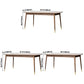Luxury Style Black Walnut Dining Table 4 Legs Base Rectangle Table for Home Clearhalo ' dining_table' 'Dining Tables & Seating' 'Dining Tables' 'furn' 'furn_dining_table' 'Furniture' 'furniture_dining_table' 'Kitchen & Dining Furniture' 'kitchen&dining_furn' 'kitchen' 'kitchen_dining_table' 3815847