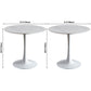 Round Sintered Stone White Dining Table Minimalist Tulip Base Table for Dining Room Clearhalo ' dining_table' 'Dining Tables & Seating' 'Dining Tables' 'furn' 'furn_dining_table' 'Furniture' 'furniture_dining_table' 'Kitchen & Dining Furniture' 'kitchen&dining_furn' 'kitchen' 'kitchen_dining_table' 3815859