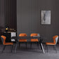 Contemporary Rectangle Dining Table Sintered Stone Dining Table with Black Trestle Base Clearhalo ' dining_table' 'Dining Tables & Seating' 'Dining Tables' 'furn' 'furn_dining_table' 'Furniture' 'furniture_dining_table' 'Kitchen & Dining Furniture' 'kitchen&dining_furn' 'kitchen' 'kitchen_dining_table' 3815878