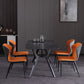 Contemporary Rectangle Dining Table Sintered Stone Dining Table with Black Trestle Base Clearhalo ' dining_table' 'Dining Tables & Seating' 'Dining Tables' 'furn' 'furn_dining_table' 'Furniture' 'furniture_dining_table' 'Kitchen & Dining Furniture' 'kitchen&dining_furn' 'kitchen' 'kitchen_dining_table' 3815879