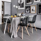 Simple Standard Sintered Stone Top Dining Table Rectangle Shape Dining Table with 6 Legs Base Clearhalo ' dining_table' 'Dining Tables & Seating' 'Dining Tables' 'furn' 'furn_dining_table' 'Furniture' 'furniture_dining_table' 'Kitchen & Dining Furniture' 'kitchen&dining_furn' 'kitchen' 'kitchen_dining_table' 3815895