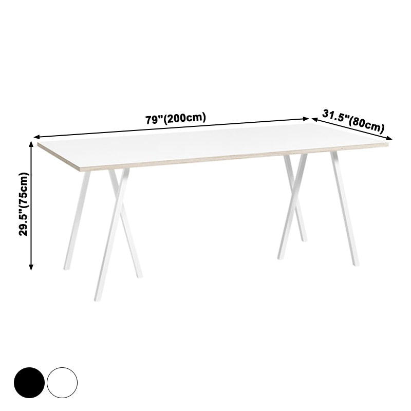 Simple Standard Sintered Stone Top Dining Table Rectangle Shape Dining Table with 6 Legs Base Clearhalo ' dining_table' 'Dining Tables & Seating' 'Dining Tables' 'furn' 'furn_dining_table' 'Furniture' 'furniture_dining_table' 'Kitchen & Dining Furniture' 'kitchen&dining_furn' 'kitchen' 'kitchen_dining_table' 3815904