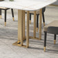 Traditional Luxury Dining Table Marble Dining Site Table for Dining Room Clearhalo ' dining_table' 'Dining Tables & Seating' 'Dining Tables' 'furn' 'furn_dining_table' 'Furniture' 'furniture_dining_table' 'Kitchen & Dining Furniture' 'kitchen&dining_furn' 'kitchen' 'kitchen_dining_table' 3815915