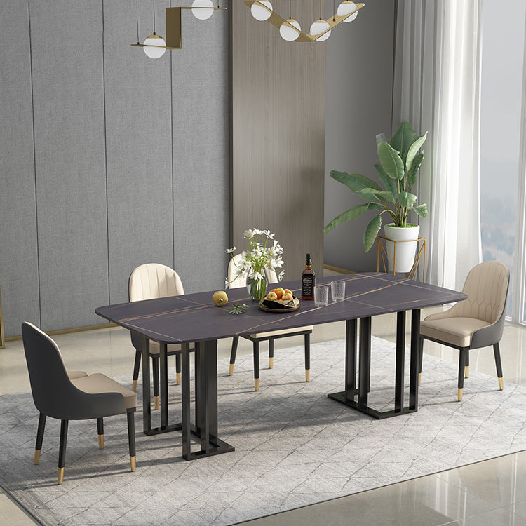 Traditional Luxury Dining Table Marble Dining Site Table for Dining Room Clearhalo ' dining_table' 'Dining Tables & Seating' 'Dining Tables' 'furn' 'furn_dining_table' 'Furniture' 'furniture_dining_table' 'Kitchen & Dining Furniture' 'kitchen&dining_furn' 'kitchen' 'kitchen_dining_table' 3815919