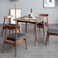 Square Industrial Dining Table Wood Color Fixed Table with Oakwood Solid Wood Clearhalo ' dining_table' 'Dining Tables & Seating' 'Dining Tables' 'furn' 'furn_dining_table' 'Furniture' 'furniture_dining_table' 'Kitchen & Dining Furniture' 'kitchen&dining_furn' 'kitchen' 'kitchen_dining_table' 3815936