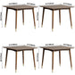 Square Industrial Dining Table Wood Color Fixed Table with Oakwood Solid Wood Clearhalo ' dining_table' 'Dining Tables & Seating' 'Dining Tables' 'furn' 'furn_dining_table' 'Furniture' 'furniture_dining_table' 'Kitchen & Dining Furniture' 'kitchen&dining_furn' 'kitchen' 'kitchen_dining_table' 3815943