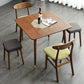 Square Industrial Dining Table Wood Color Fixed Table with Oakwood Solid Wood Clearhalo ' dining_table' 'Dining Tables & Seating' 'Dining Tables' 'furn' 'furn_dining_table' 'Furniture' 'furniture_dining_table' 'Kitchen & Dining Furniture' 'kitchen&dining_furn' 'kitchen' 'kitchen_dining_table' 3815945