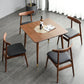 Square Industrial Dining Table Wood Color Fixed Table with Oakwood Solid Wood Clearhalo ' dining_table' 'Dining Tables & Seating' 'Dining Tables' 'furn' 'furn_dining_table' 'Furniture' 'furniture_dining_table' 'Kitchen & Dining Furniture' 'kitchen&dining_furn' 'kitchen' 'kitchen_dining_table' 3815946