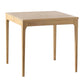 Square Wood Color Dining Table Oak Solid Wood Table Industrial with 4 Legs Natural Without Chairs Clearhalo ' dining_table' 'Dining Tables & Seating' 'Dining Tables' 'furn' 'furn_dining_table' 'Furniture' 'furniture_dining_table' 'Kitchen & Dining Furniture' 'kitchen&dining_furn' 'kitchen' 'kitchen_dining_table' 3815952