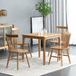 Square Wood Color Dining Table Oak Solid Wood Table Industrial with 4 Legs Clearhalo ' dining_table' 'Dining Tables & Seating' 'Dining Tables' 'furn' 'furn_dining_table' 'Furniture' 'furniture_dining_table' 'Kitchen & Dining Furniture' 'kitchen&dining_furn' 'kitchen' 'kitchen_dining_table' 3815958
