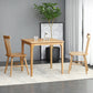 Square Wood Color Dining Table Oak Solid Wood Table Industrial with 4 Legs Clearhalo ' dining_table' 'Dining Tables & Seating' 'Dining Tables' 'furn' 'furn_dining_table' 'Furniture' 'furniture_dining_table' 'Kitchen & Dining Furniture' 'kitchen&dining_furn' 'kitchen' 'kitchen_dining_table' 3815960