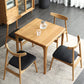Square Wood Color Dining Table Oak Solid Wood Table Industrial with 4 Legs Clearhalo ' dining_table' 'Dining Tables & Seating' 'Dining Tables' 'furn' 'furn_dining_table' 'Furniture' 'furniture_dining_table' 'Kitchen & Dining Furniture' 'kitchen&dining_furn' 'kitchen' 'kitchen_dining_table' 3815961