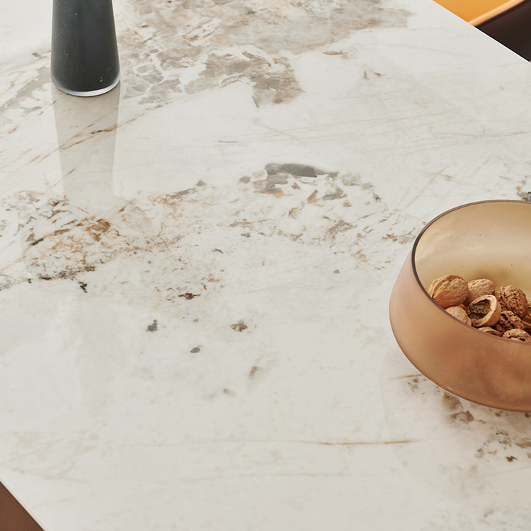 Metal Traditional Luxury Rectangle Indoor Table Sintered Stone Table with Pedestal Clearhalo ' dining_table' 'Dining Tables & Seating' 'Dining Tables' 'furn' 'furn_dining_table' 'Furniture' 'furniture_dining_table' 'Kitchen & Dining Furniture' 'kitchen&dining_furn' 'kitchen' 'kitchen_dining_table' 3815982