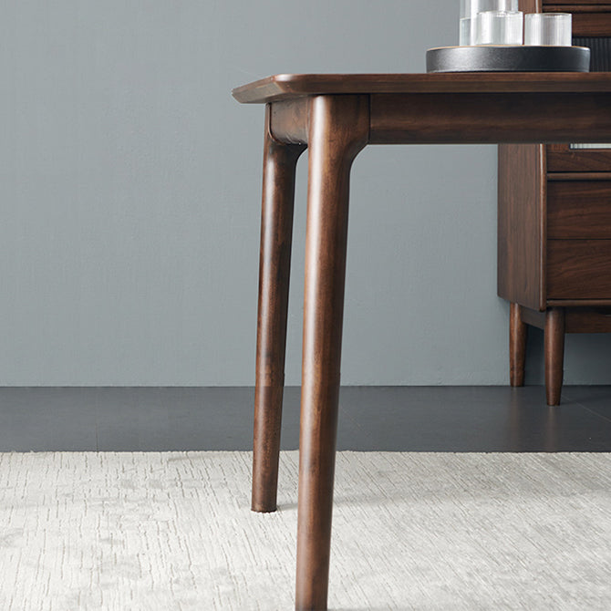 Rectangle Hickory Wooden Dining Table Modern Table in Nature with 4 Legs Clearhalo ' dining_table' 'Dining Tables & Seating' 'Dining Tables' 'furn' 'furn_dining_table' 'Furniture' 'furniture_dining_table' 'Kitchen & Dining Furniture' 'kitchen&dining_furn' 'kitchen' 'kitchen_dining_table' 3815995