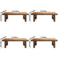 Simple Solid Wood Brown Dining Table Rectangle Shape Standard Dining Table for Kitchen Clearhalo ' dining_table' 'Dining Tables & Seating' 'Dining Tables' 'furn' 'furn_dining_table' 'Furniture' 'furniture_dining_table' 'Kitchen & Dining Furniture' 'kitchen&dining_furn' 'kitchen' 'kitchen_dining_table' 3816009