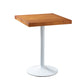 Solid Wood Industrial Dining Table Brown Top Table with White Frame for Dinning Room Square Without Chairs Clearhalo ' dining_table' 'Dining Tables & Seating' 'Dining Tables' 'furn' 'furn_dining_table' 'Furniture' 'furniture_dining_table' 'Kitchen & Dining Furniture' 'kitchen&dining_furn' 'kitchen' 'kitchen_dining_table' 3816012