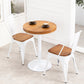 Solid Wood Industrial Dining Table Brown Top Table with White Frame for Dinning Room Clearhalo ' dining_table' 'Dining Tables & Seating' 'Dining Tables' 'furn' 'furn_dining_table' 'Furniture' 'furniture_dining_table' 'Kitchen & Dining Furniture' 'kitchen&dining_furn' 'kitchen' 'kitchen_dining_table' 3816016