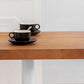 Solid Wood Industrial Dining Table Brown Top Table with White Frame for Dinning Room Clearhalo ' dining_table' 'Dining Tables & Seating' 'Dining Tables' 'furn' 'furn_dining_table' 'Furniture' 'furniture_dining_table' 'Kitchen & Dining Furniture' 'kitchen&dining_furn' 'kitchen' 'kitchen_dining_table' 3816019