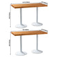 Solid Wood Industrial Dining Table Brown Top Table with White Frame for Dinning Room Clearhalo ' dining_table' 'Dining Tables & Seating' 'Dining Tables' 'furn' 'furn_dining_table' 'Furniture' 'furniture_dining_table' 'Kitchen & Dining Furniture' 'kitchen&dining_furn' 'kitchen' 'kitchen_dining_table' 3816023