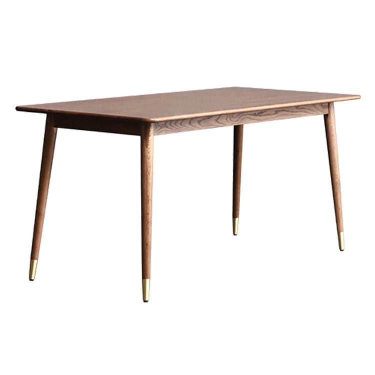 Rectangle Wood Dining Table Modern White Oak Table in Nature with 4 Legs Without Chairs Clearhalo ' dining_table' 'Dining Tables & Seating' 'Dining Tables' 'furn' 'furn_dining_table' 'Furniture' 'furniture_dining_table' 'Kitchen & Dining Furniture' 'kitchen&dining_furn' 'kitchen' 'kitchen_dining_table' 3816040