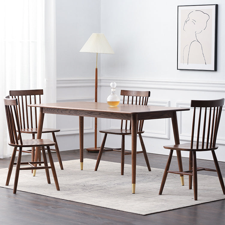 Rectangle Wood Dining Table Modern White Oak Table in Nature with 4 Legs Clearhalo ' dining_table' 'Dining Tables & Seating' 'Dining Tables' 'furn' 'furn_dining_table' 'Furniture' 'furniture_dining_table' 'Kitchen & Dining Furniture' 'kitchen&dining_furn' 'kitchen' 'kitchen_dining_table' 3816044
