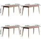 Rectangle Wood Dining Table Modern White Oak Table in Nature with 4 Legs Clearhalo ' dining_table' 'Dining Tables & Seating' 'Dining Tables' 'furn' 'furn_dining_table' 'Furniture' 'furniture_dining_table' 'Kitchen & Dining Furniture' 'kitchen&dining_furn' 'kitchen' 'kitchen_dining_table' 3816045