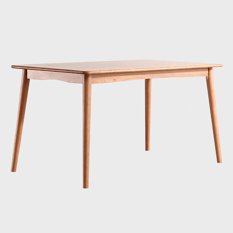 Contemporary Style 4-foot Furniture Solid Wood Dining Table Rectangle for Home Without Chairs Clearhalo ' dining_table' 'Dining Tables & Seating' 'Dining Tables' 'furn' 'furn_dining_table' 'Furniture' 'furniture_dining_table' 'Kitchen & Dining Furniture' 'kitchen&dining_furn' 'kitchen' 'kitchen_dining_table' 3816063