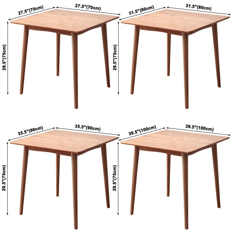 Contemporary Style 4-foot Furniture Solid Wood Dining Table Rectangle for Home Clearhalo ' dining_table' 'Dining Tables & Seating' 'Dining Tables' 'furn' 'furn_dining_table' 'Furniture' 'furniture_dining_table' 'Kitchen & Dining Furniture' 'kitchen&dining_furn' 'kitchen' 'kitchen_dining_table' 3816068